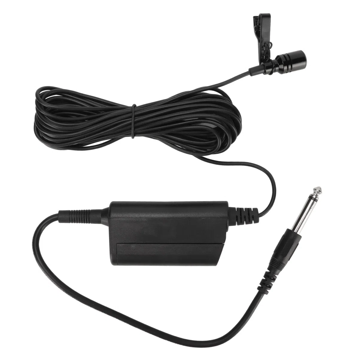 Dpofirs Professionelles Kabelgebundenes Lavalier-Ansteckmikrofon, Lavalier-Ansteckmikrofon für Gitarren, Saxophone, Trompeten, Violinen