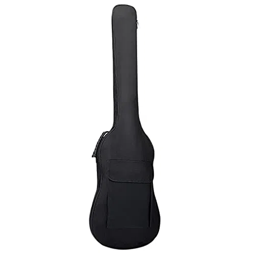 Elektrische Tasche für Bassgitarre, gepolsterte Transporttasche, weiche Tasche, 5 mm Polsterung, leicht und wasserdicht, Schwarz
