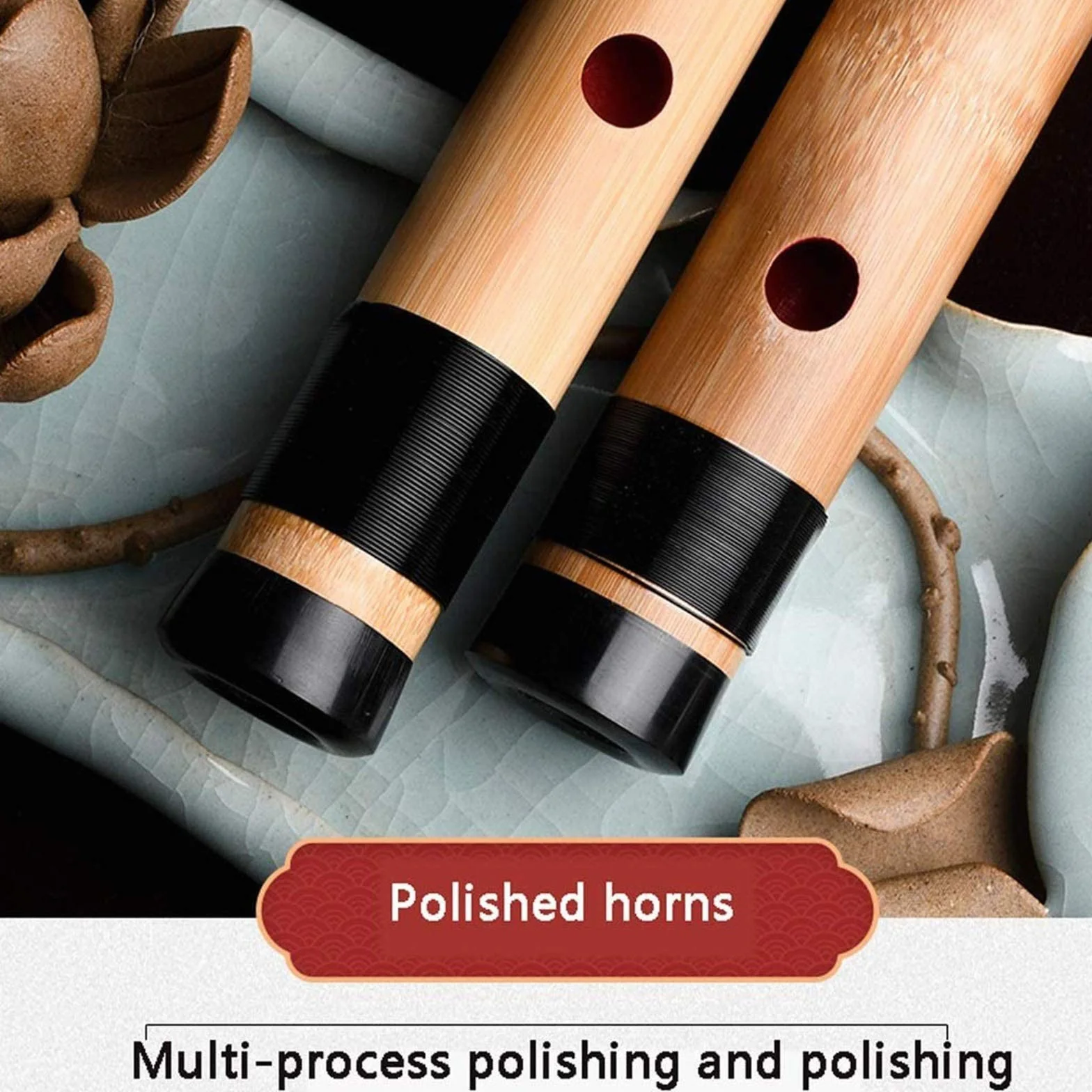 Anfänger Loch Flöte, japanischen Shakuhachi Tang Professional Spielen Acht-Loch G Key F Key alte Art männliche und weibliche Musikinstrumente (Size : G)