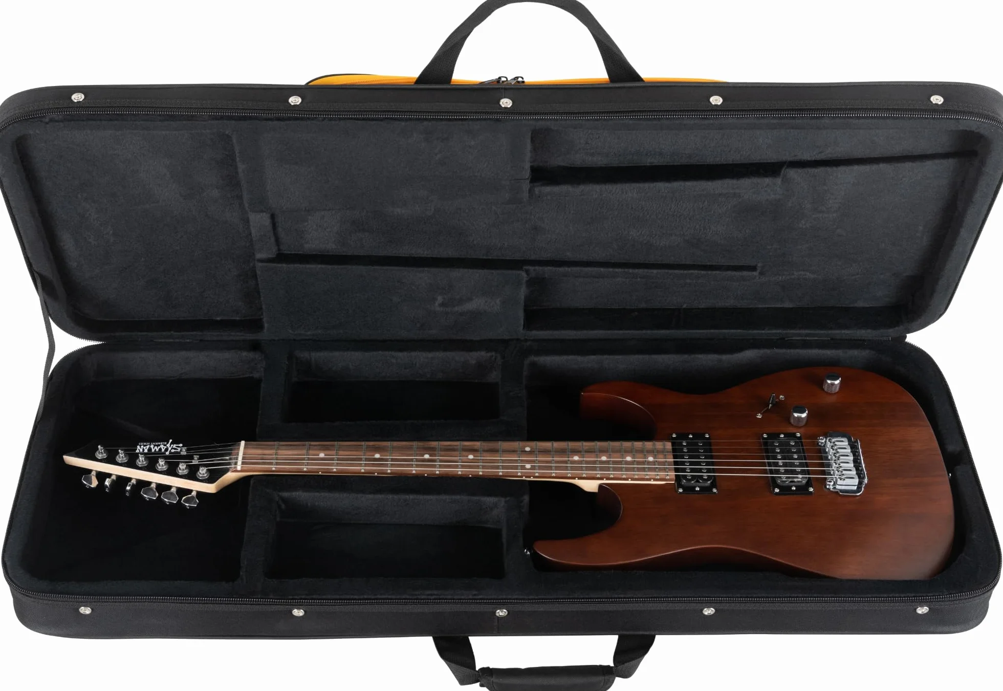 ROCKTILE EGSCR-1122BK E-Gitarre Softcase - Handlicher Leichtkoffer für alle gängigen E-Gitarren