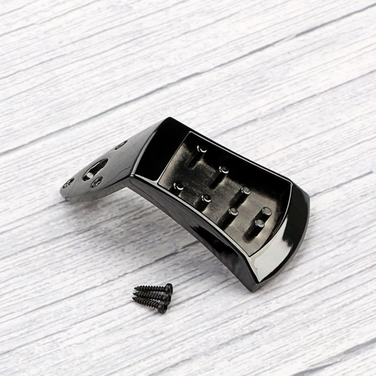 8 Saiten Mandoline Saitenhalter Metall Dreieckig Mandoline Saitenhalter mit Montagezubehör Musikinstrument-Zubehör