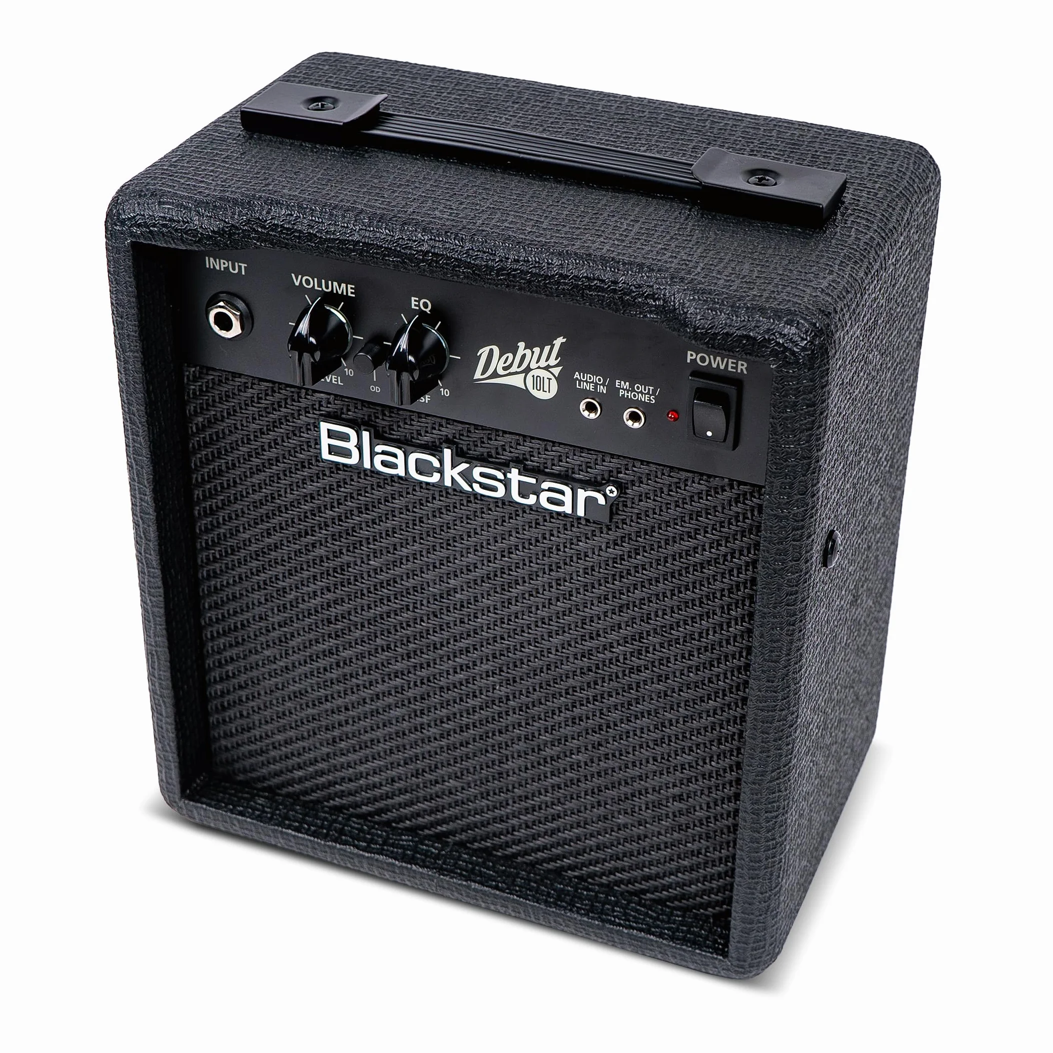 Blackstar Debut 10 LT E-Gitarren-Combo-Verstärker mit 10 Watt, perfekt für Anfänger, zum Üben zu Hause Lautstärke- und EQ-Regler, Audio-Eingang und emulierter Ausgang/Kopfhörer