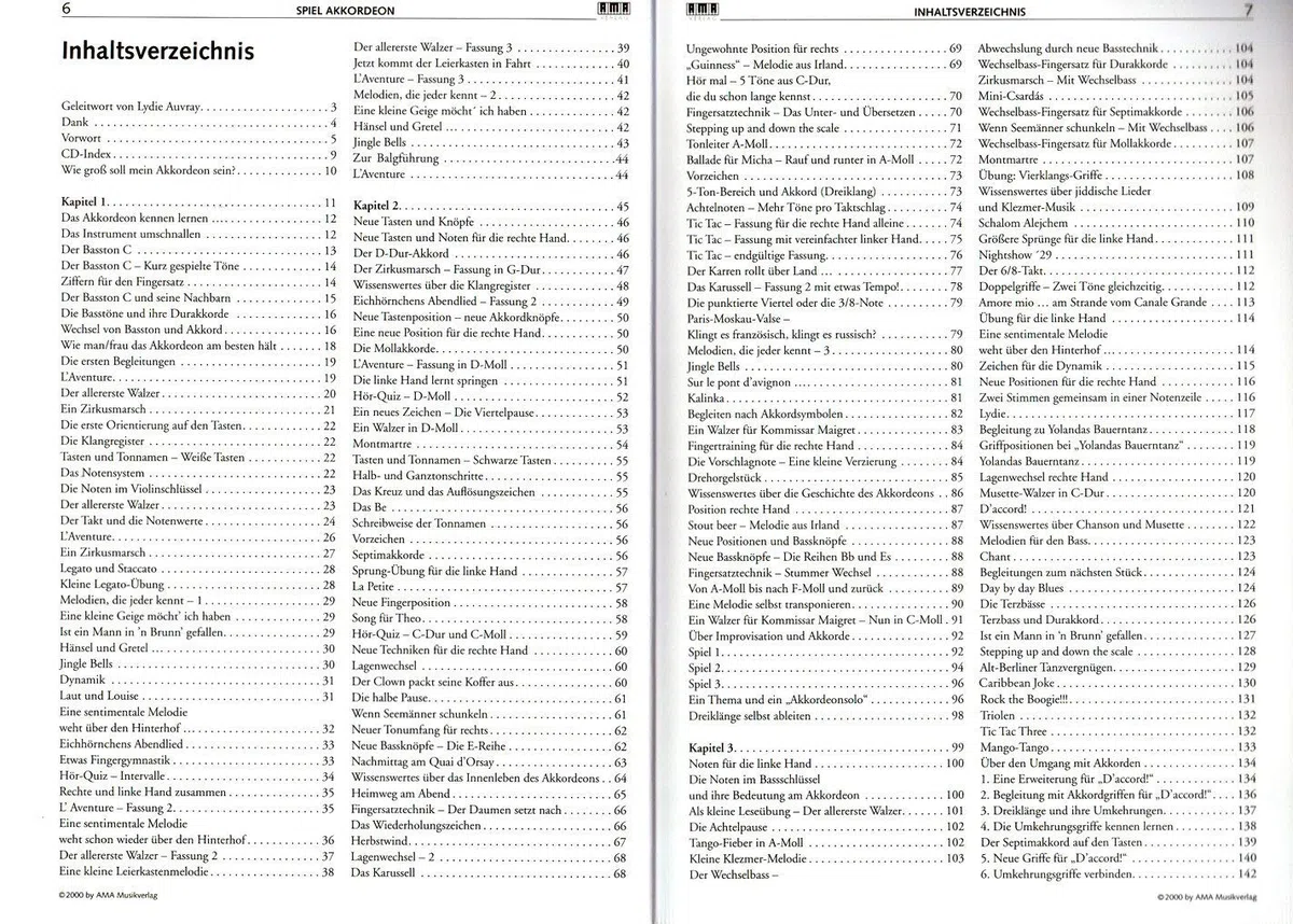 AMA Accord©on Accord©on – Musik mit CD von Peter Michael Haas – mit einfacher Musik und jüdischer Musik, Tango, Folklore und Jazz von Note Pince