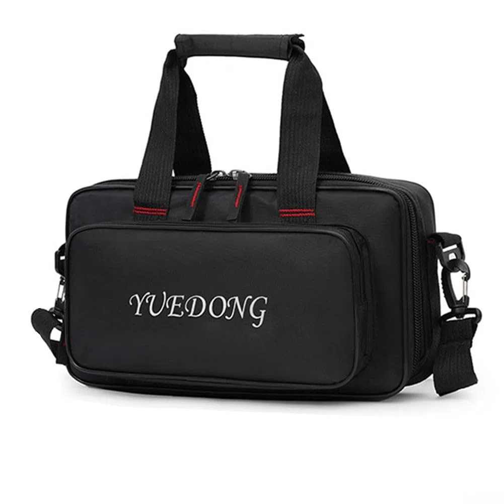 Tragetasche für Gitarren-Pedalboards, tragbar, für Multieffekte, Oxford-Stoff, für Gitarren, Effekte, Pedalboard-Tragetasche mit Innenpolsterung, 40 x 27 x 10 cm