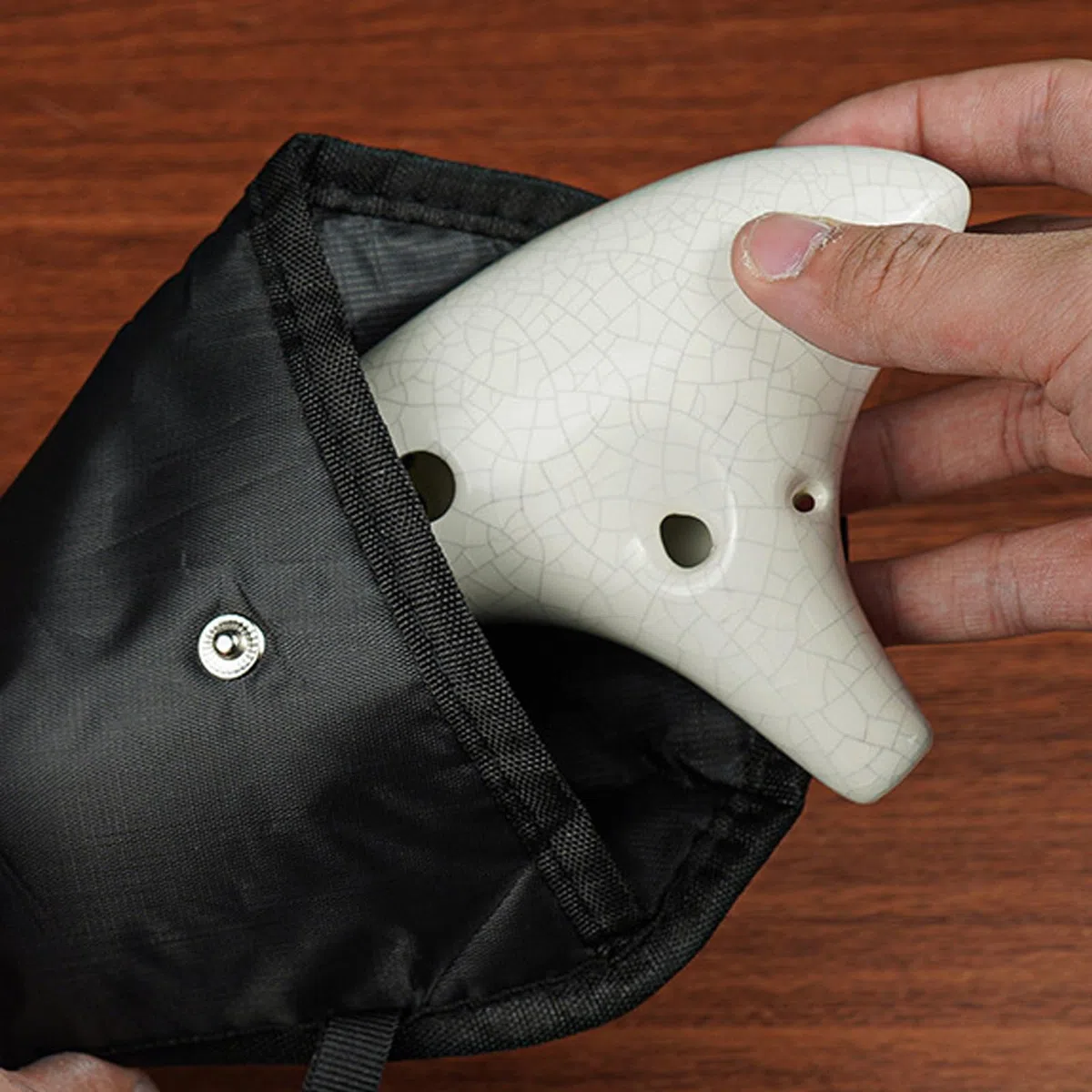 12-Loch Keramik Okarina, Musikinstrument für Lernende, ergonomisches Design, verbesserte Klangprojektion für Musikliebhaber, handgefertigte Ton Okarina