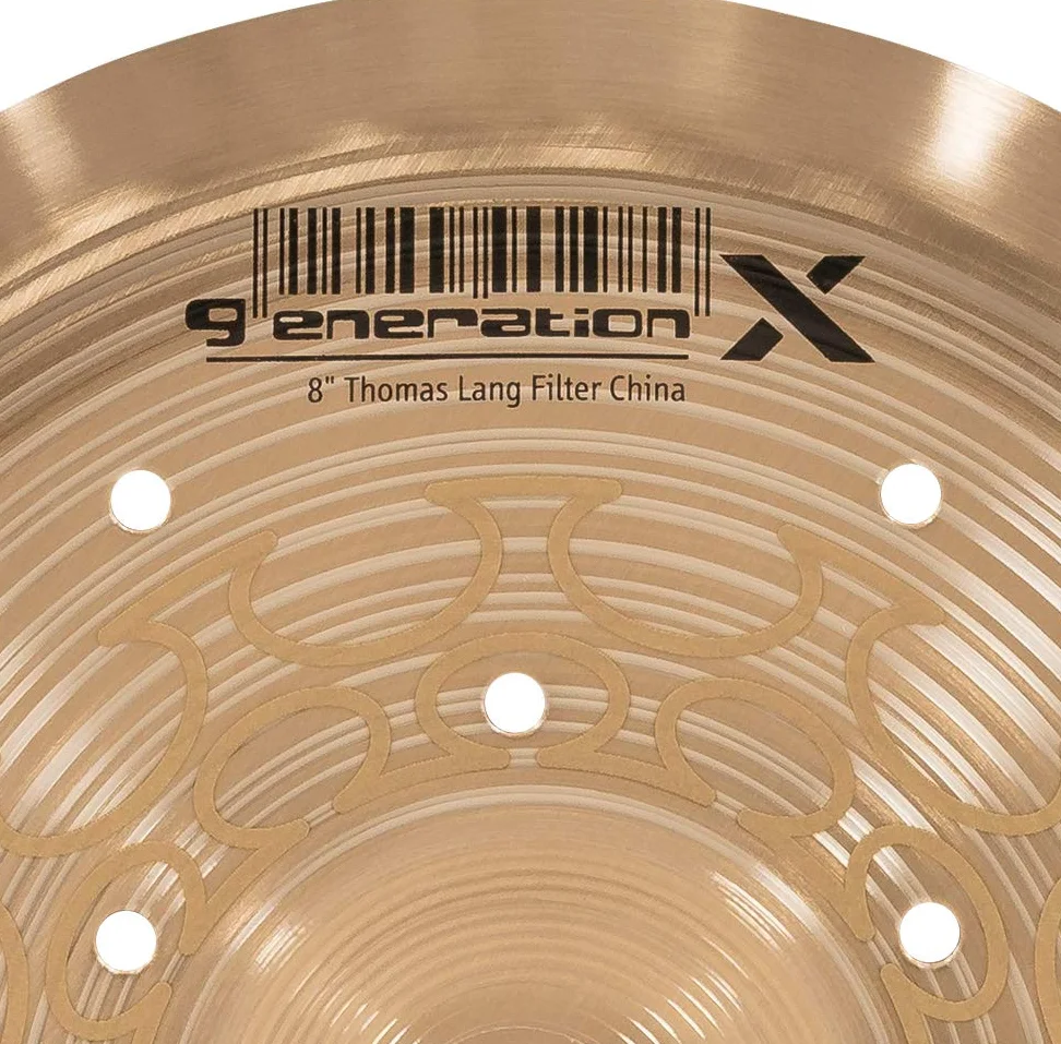 Meinl Cymbals GX-8FCH Generation-X Thomas Lang Signature Filter Chinas 20,3 cm (8 Zoll) Regular Finish