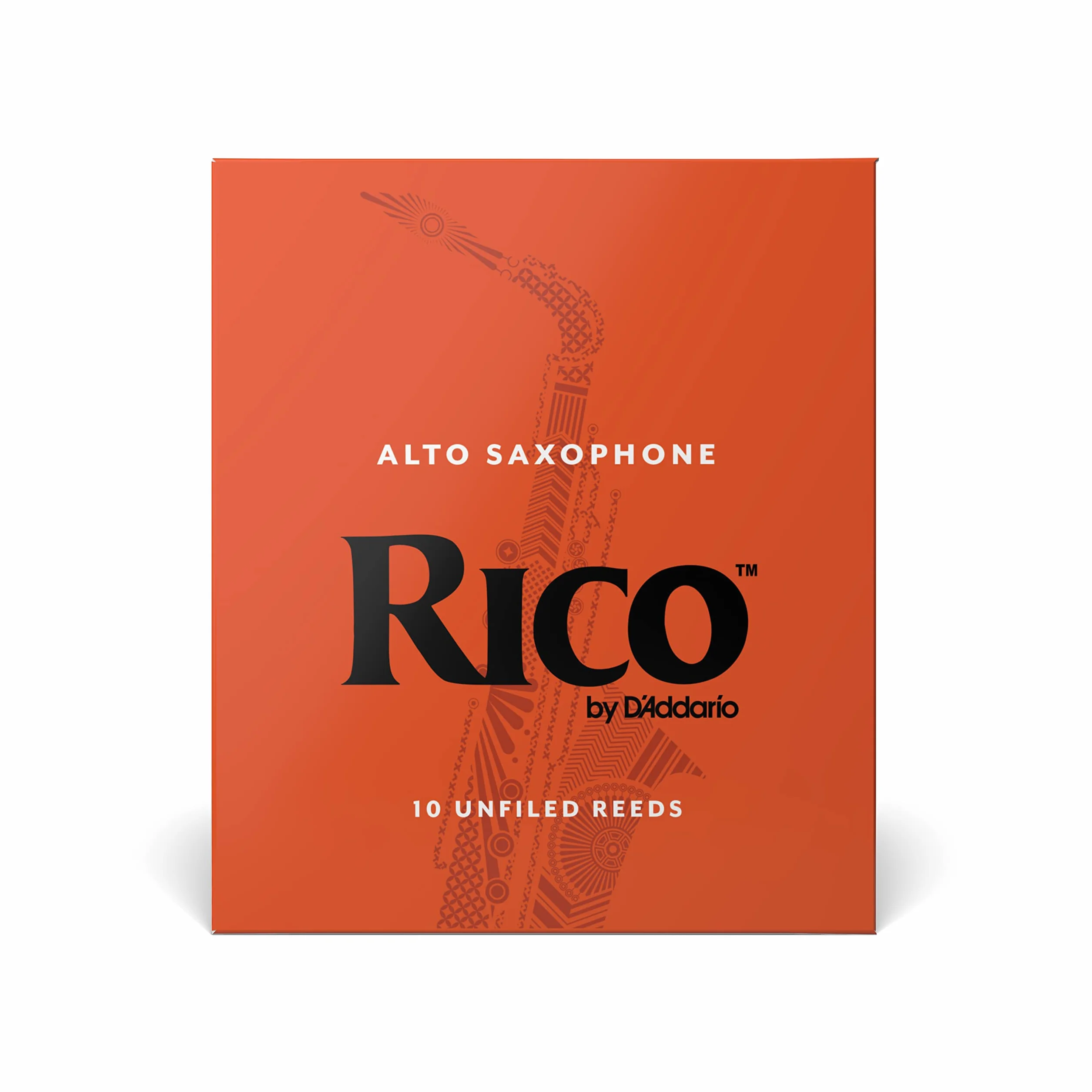 Rico by D'Addario Saxophon Blätter | Hochpräzise gefertigt | Alt Saxophon Blätter 2 Stärke | 10er-Packung | Warmer voller Ton | Angenehmes Spielgefühl