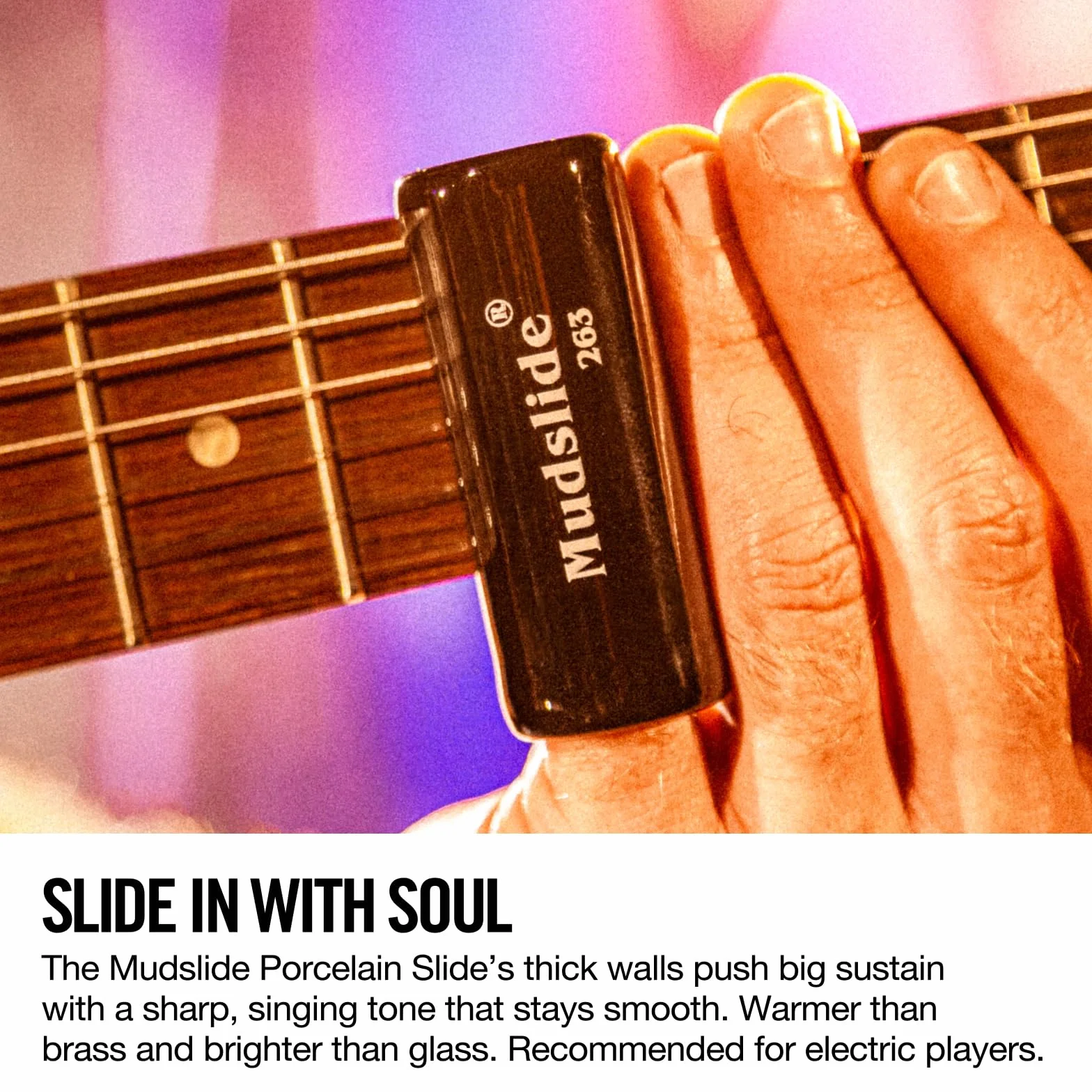 JIM DUNLOP Bottleneck Porzellan Mudslide Medium