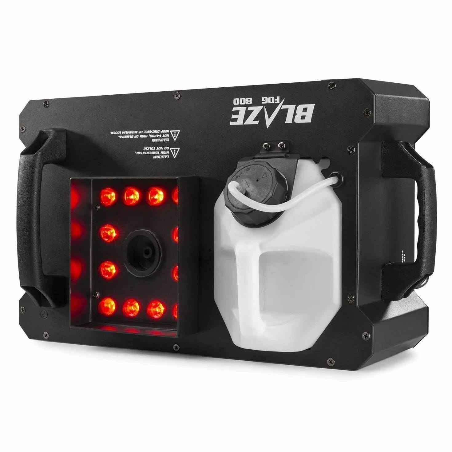 BeamZ BLAZE800 Nebelmaschine mit Lichteffekt, 800 Watt, Horizontal und Vertikal, Fog Machine LED Rauchmaschine mit Funkfernbedienung, Disco Partynebel, Smoke Machine für DJs, Veranstaltungen