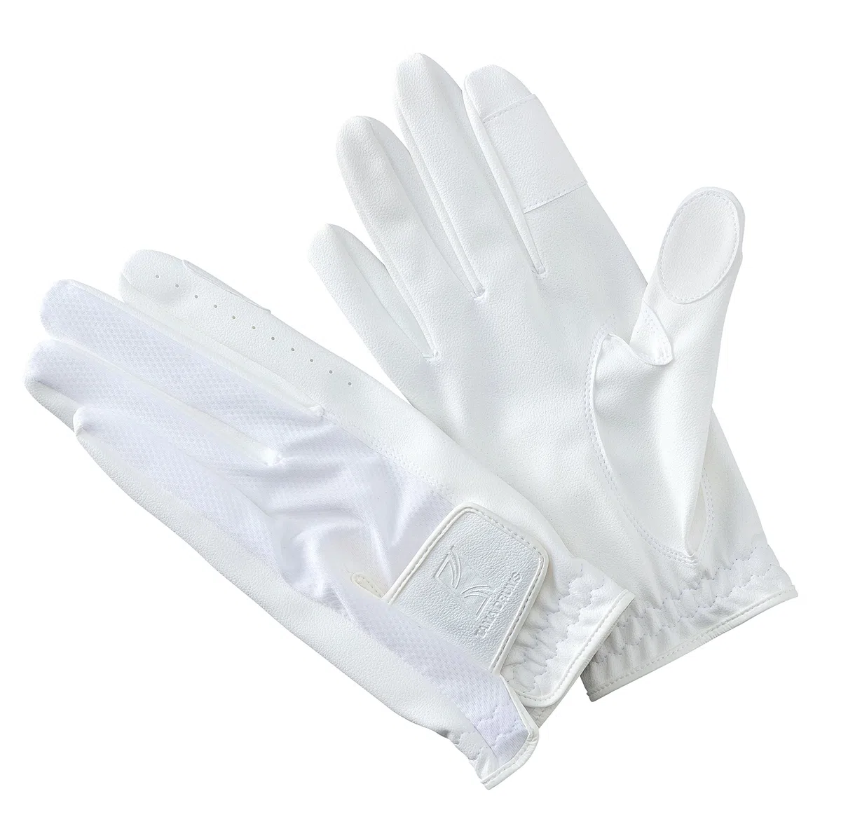 Tama Schlagzeug Handschuhe mit Klettverschluss - Medium - Drummer Zubehör, Weiß (TDG10WHM)