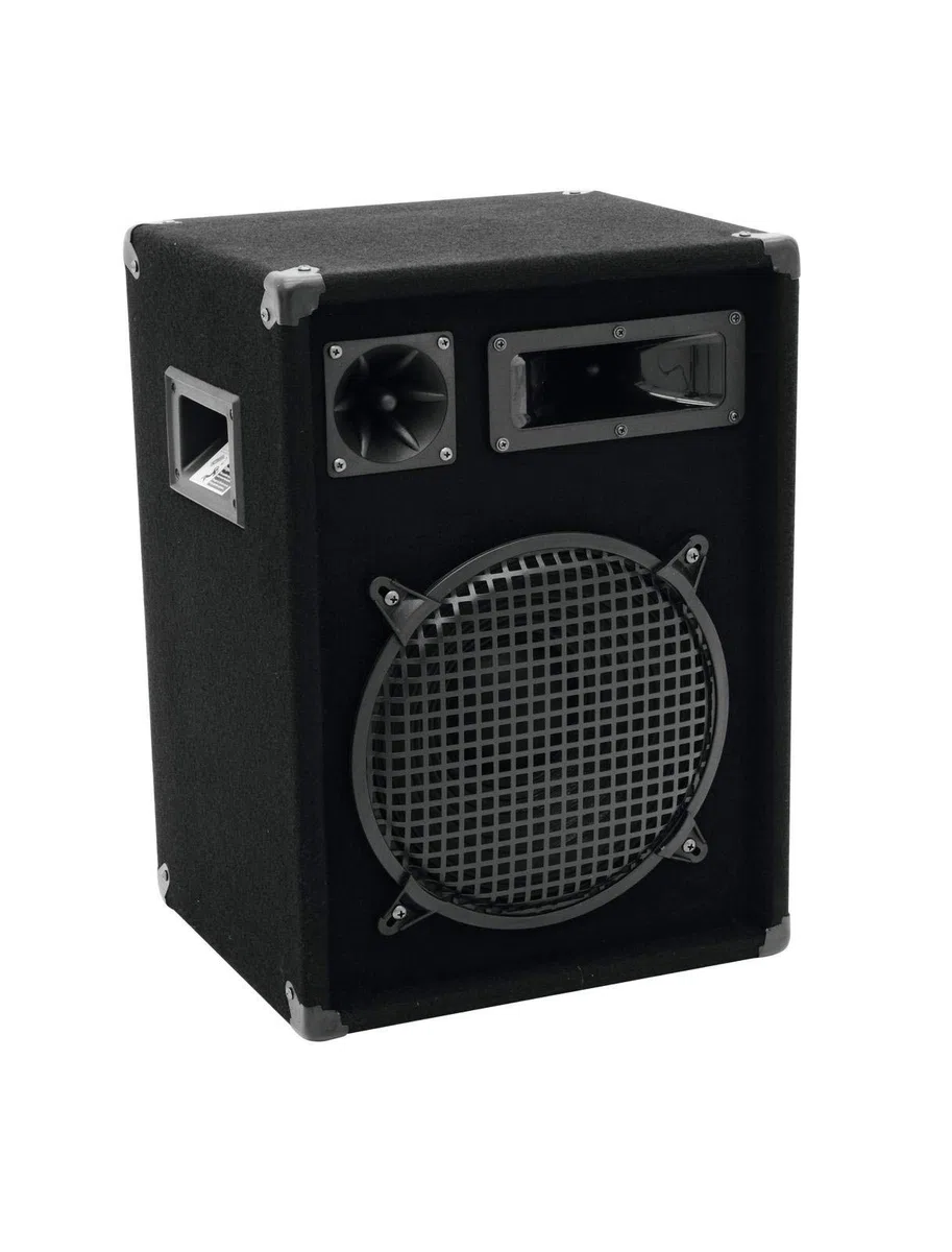 OMNITRONIC DX-1022 3-Wege Box 400 W | Robuste Full-Range-Box mit 10" Tieftöner und 400 Watt Leistung | 1 Stück