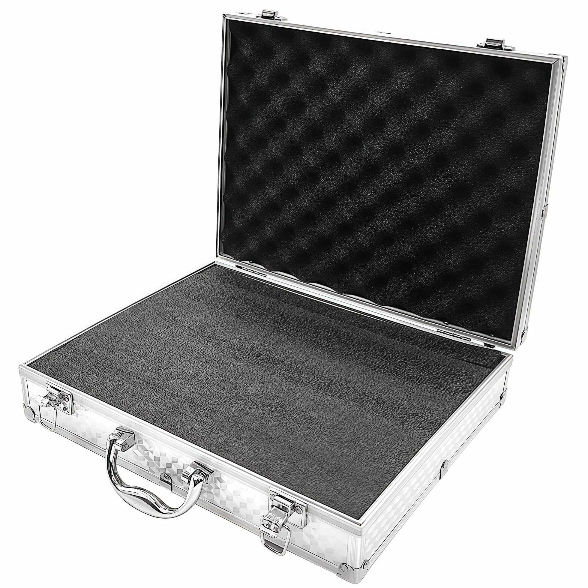 Musiin Tragbares Gehäuse für Audioausrüstung, mit einer robusten Struktur aus Aluminiumlegierung, geeignet für die Aufbewahrung und den Transport von Audio-Geräten, kabellosen Mikrofonsystemen und