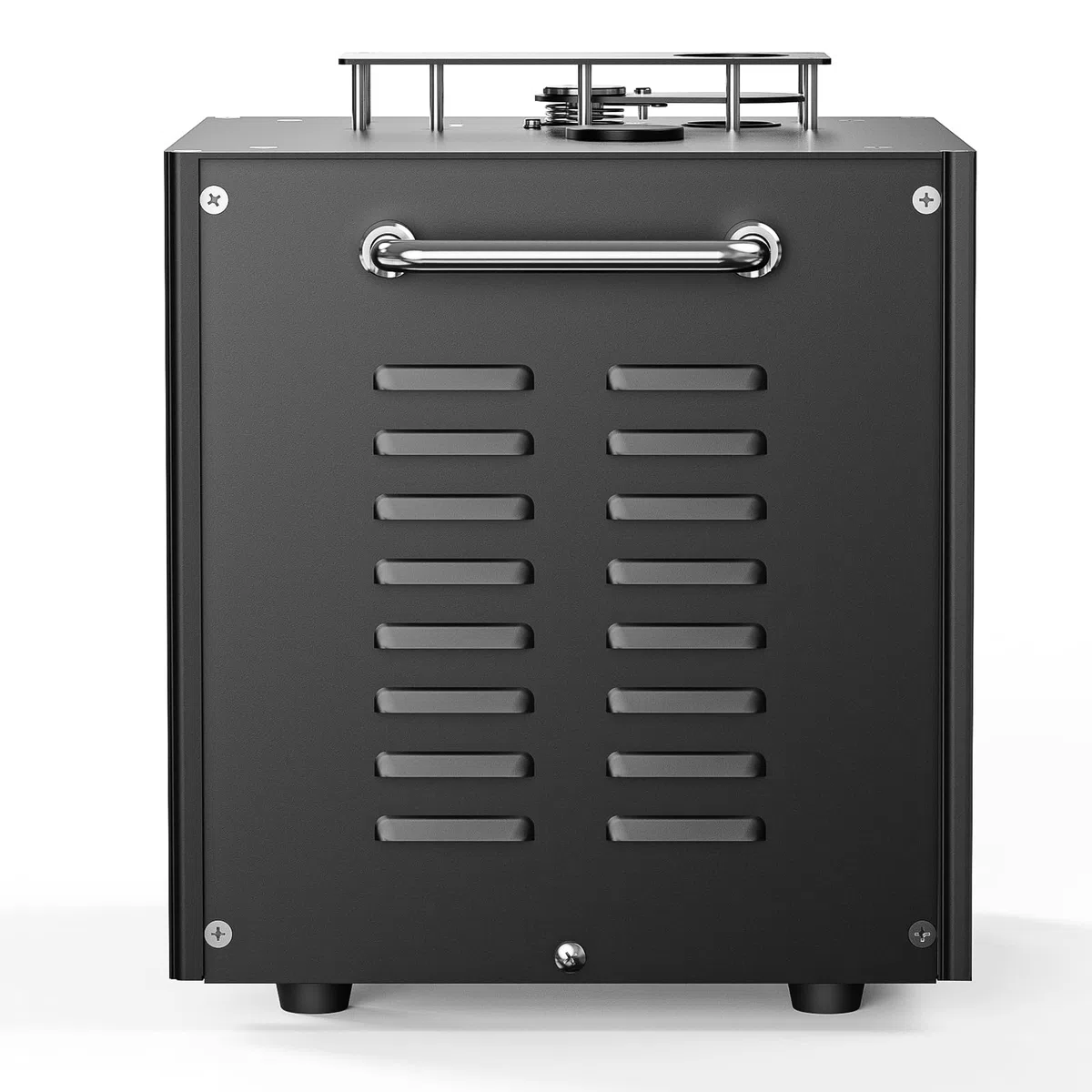 700W Wasserdicht Pyrotechnikmaschinen, Cold Spark Feuerwerksmaschine LCD Display d-mx512 BüHneneffekt Effekt Machine mit Fernbedienung für Bar Party Halloween Weihnachten Hochzeit, 1 Stück