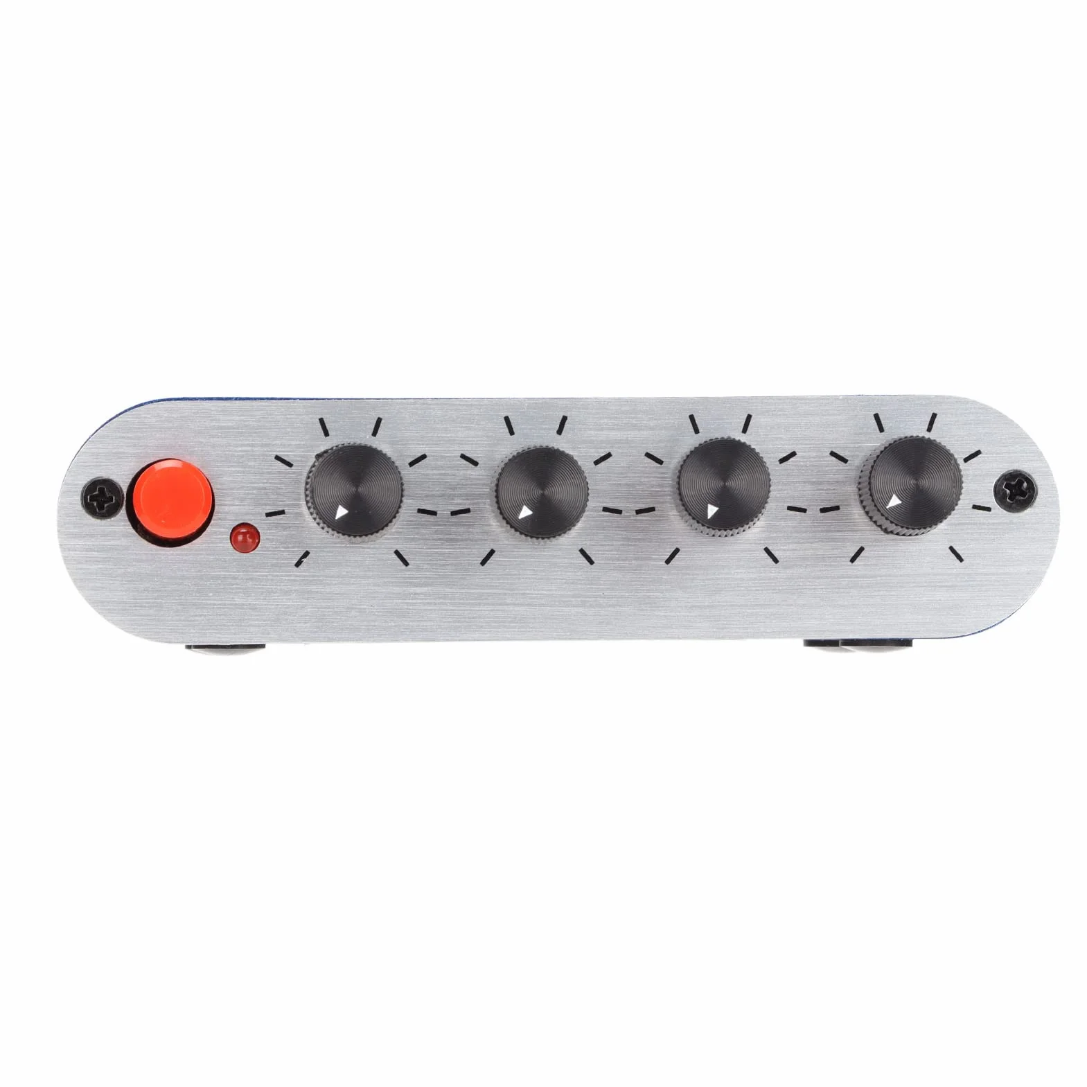 4-Kanal-Audio-Mixer, Tragbarer -Stereo-Mixer, 3,5-mm-Sound-Selector-Verstärker, Rauscharm, Kompatibel mit PC, Handy, Laptop, für Kleine Clubs oder Bars
