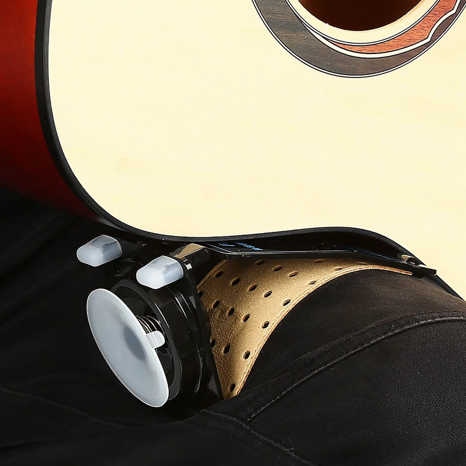 Professionelle Ergonomische Gitarrenstütze Gitarrenbauer Gitarre Fußhocker Gitarrenstütze für Klassische Flamenco Akustik Arch Top Gitarristen