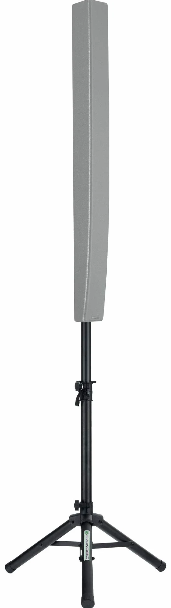 Pronomic SPS-5S Boxenstativ Stahl - Niedriges Boxenstativ aus Stahl - Ideal für Linienstrahler, Monitore und Akustik-Verstärker - 67 bis 120 cm hoch - nur 1,8 kg leicht - schwarz