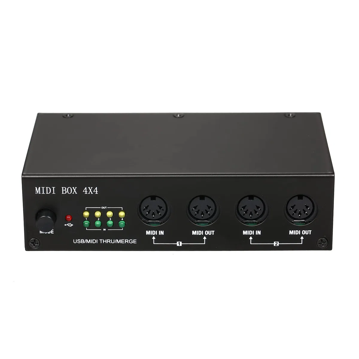 Btuty UM4X4 USB MIDI 4i/4o 64-Kanäle MIDI-Box 4X4
