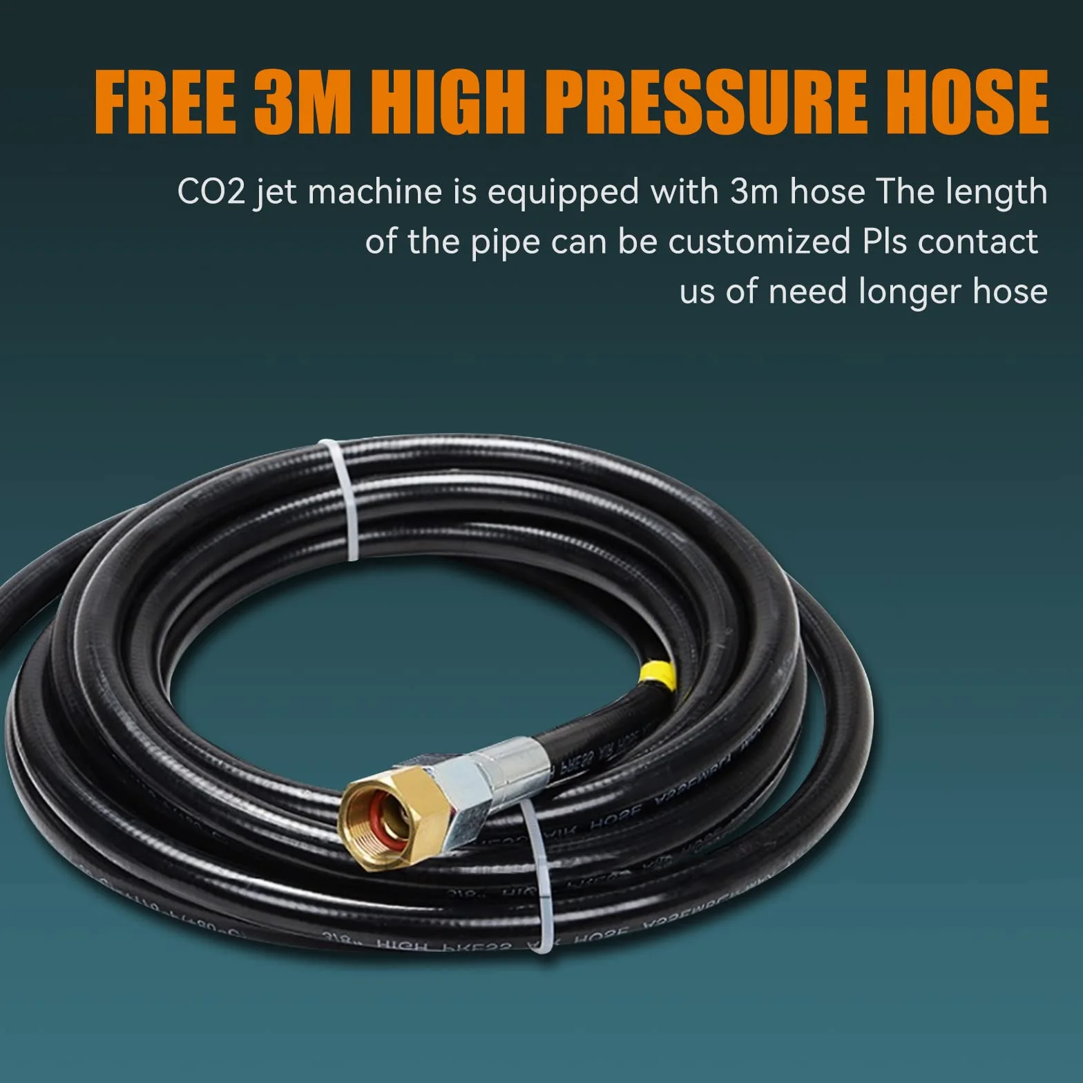 Mini Handgehaltene CO2-Jet-Maschine, Dj CO2-Gun, Upgraded No Ice Residue Lower Noise Stage Effect CO2 Machine Jet, with 3m Free Hose