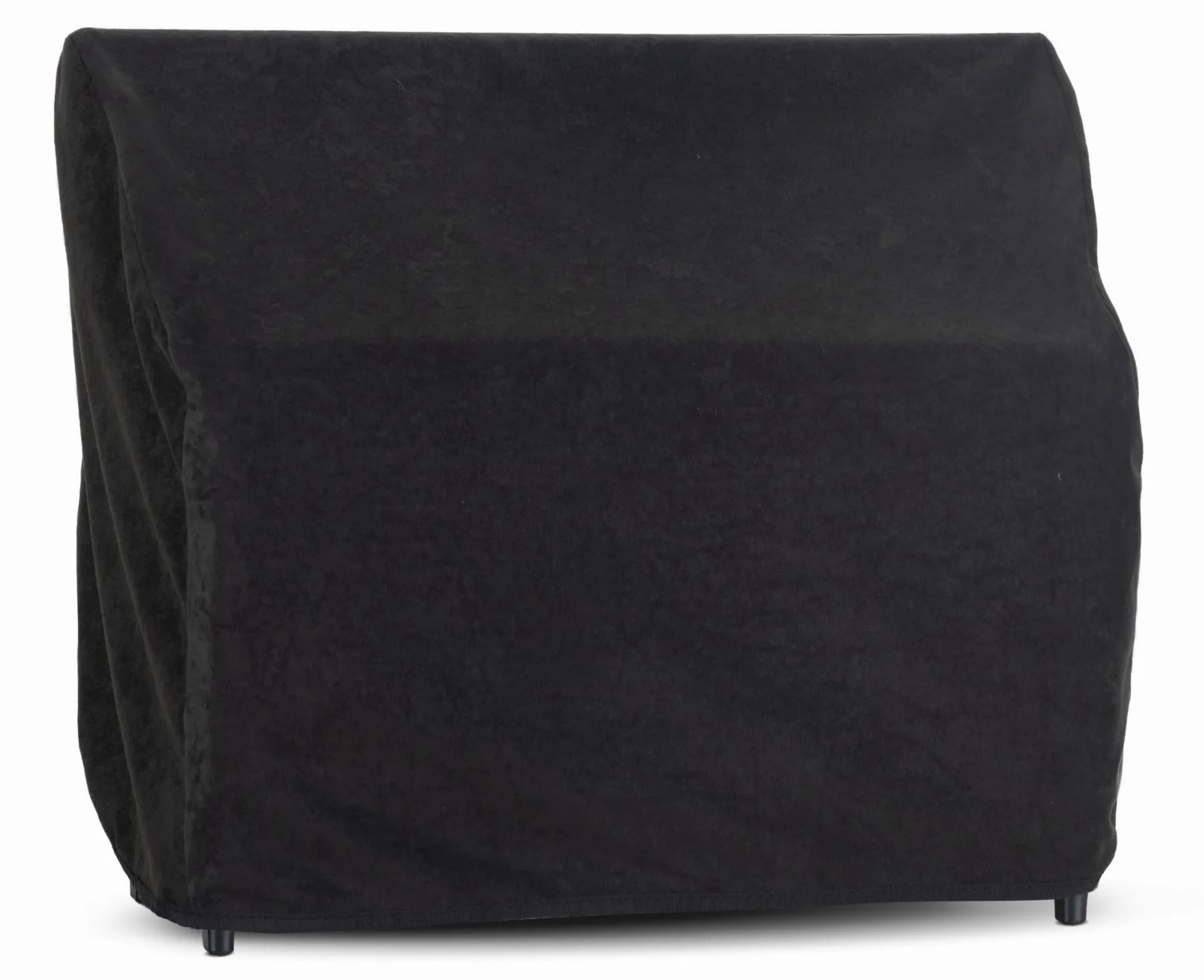 Alpenklang Cover für 120 Bass-Akkordeon Schwarz - Schutzhülle für Akkordeon - Passend für Akkordeons mit 120 Bässen - Abmessungen (BxTxH): ca. 52 x 24 x 40 cm - aus Velours - Schwarz