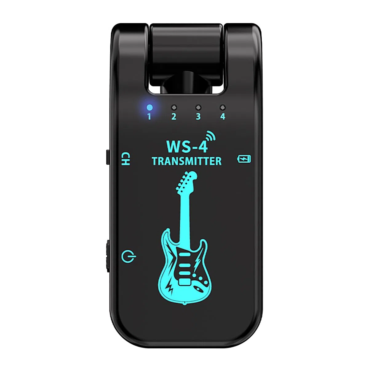 Sarini Neuer 2,4G-Funksender für Gitarre,Funksender und -empfänger für E-Gitarre,8-Kanal-Funkübertragungssystem für Gitarre,10 Stunden Akkulaufzeit