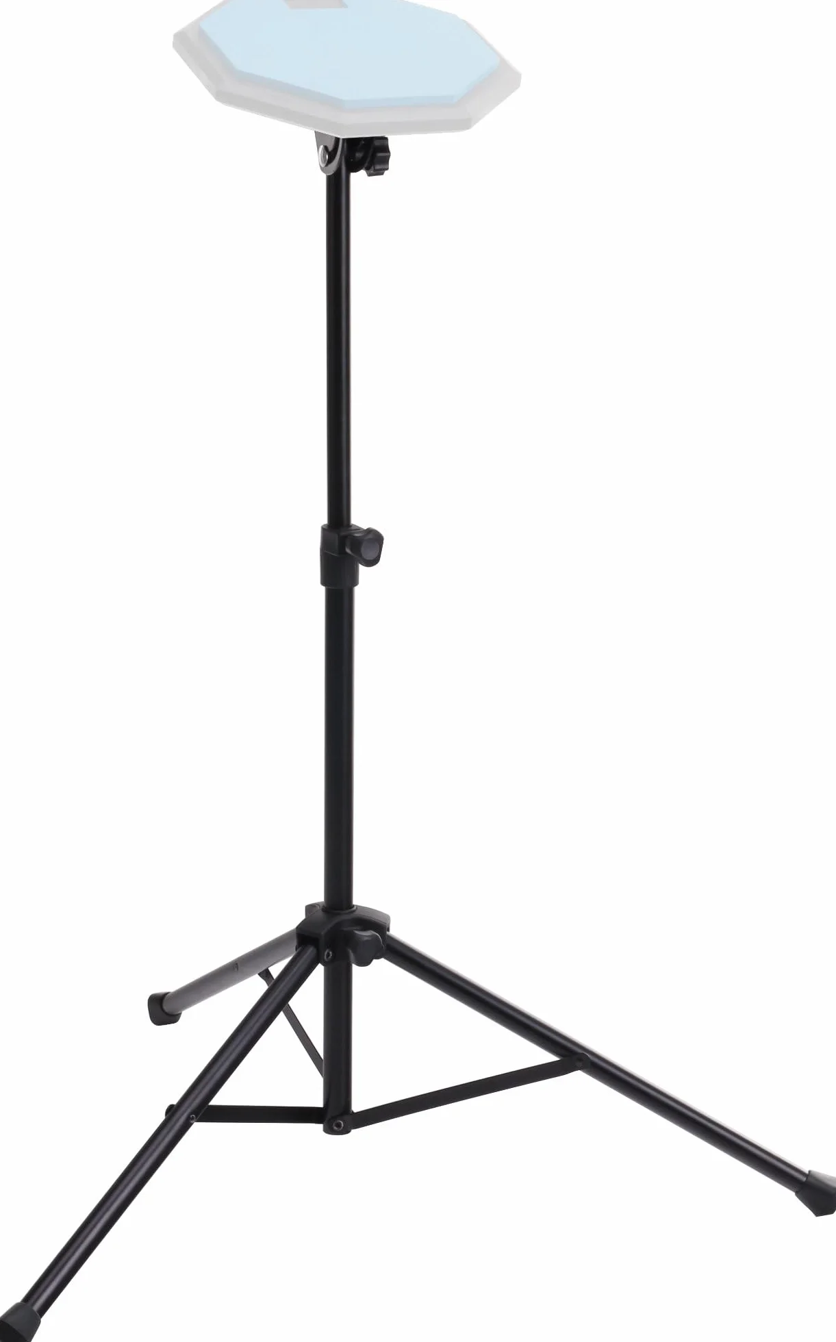 XDrum PPS-1 Practice Pad Ständer mit Tasche (Stativ für Übungspad, kompakt, leicht, Kopfwinkel verstellbar, Gewinde M8) schwarz