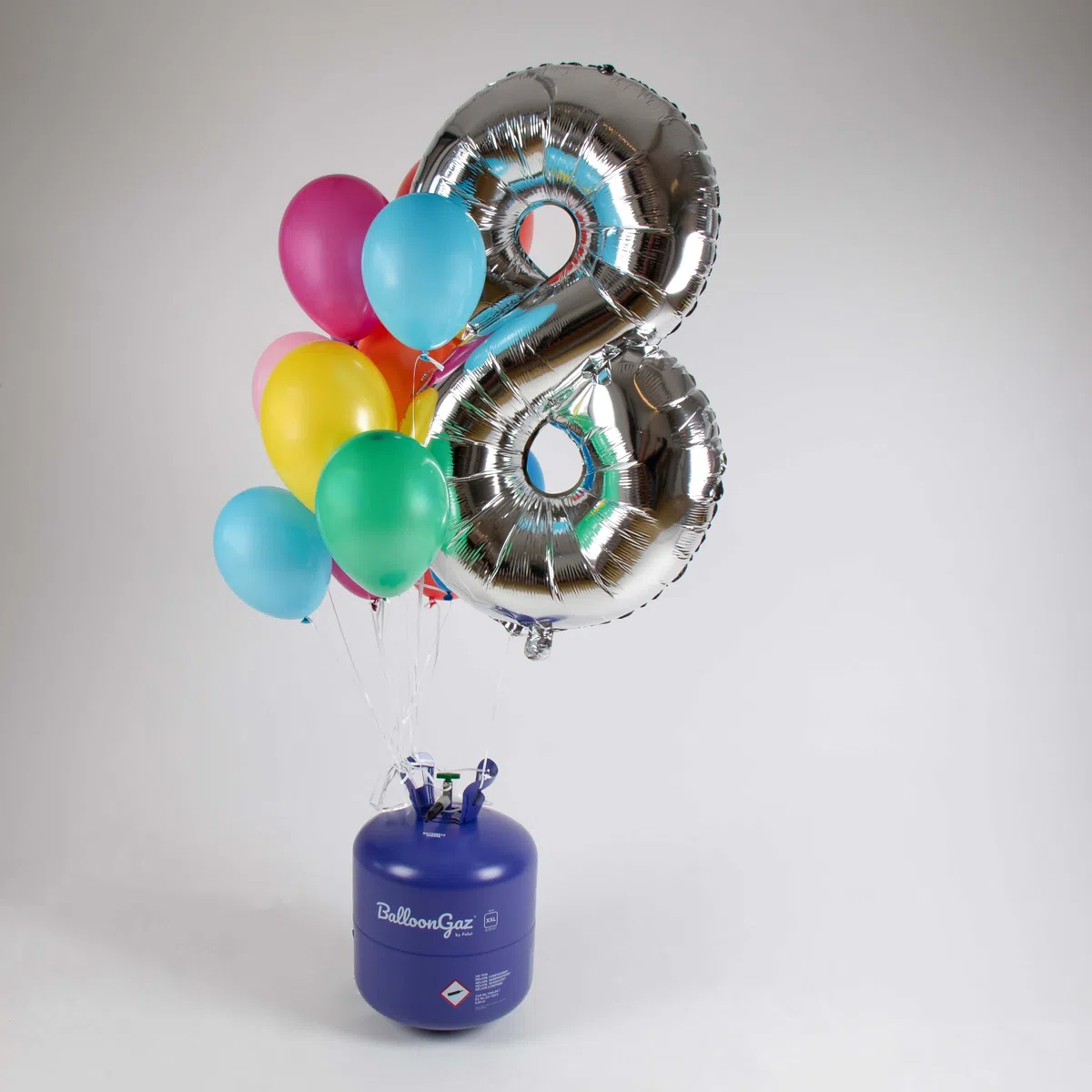 Helium Gasflasche für 85 Luftballons - Helium Balloon Gas für bis zu 85 Folienballon – BalloonGaz XXL Folat 25205 ballongas für Geburtstag, Hochzeit, Party inkl. Informationsblatt | Für Folienballons, Für Geburtstag, Hochzeit, Party, Inkl. Informationsbla